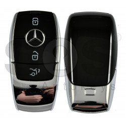 OEM  Smart Key Mercedes 2018+ Buttons:3 / Frequency: 433MHz /  Part No: A213 905 01 10/ Blade signature:HU64 / Keyless Go / Nickel Black / ONLY PAIRS 