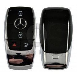 OEM  Smart Key Mercedes 2018+ Buttons:3+1p / Frequency: 315MHz /  Part No: A205 905 37 16/ Blade signature:HU64 / Keyless Go / Nickel Black