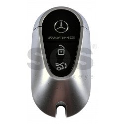OEM  Smart Key Mercedes S-Class AMG 2020+ Buttons:3 / Frequency: 433MHz /  Part No: A223 905 44 08 / Blade signature:HU64 / Keyless Go / Nickel Black