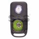 OEM Flip Key Mercedes-Benz ML W163 Buttons:2+1 / Frequency:315MHz / Transponder:PCF7931 / Blade signature:HU64 / Immobiliser System:IMMO BOX / FFC ID:KR55