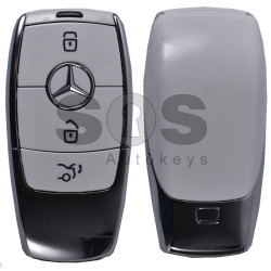 OEM 2x Smart Keys Mercedes W213 2016+ Buttons:3 / Frequency: 433.92MHz / Transponder:BGA / Part No: A2139059209 / Blade signature:HU64 / Keyless Go (ONLY PAIRS)