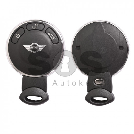 Smart Key for MINI Buttons:3 / Frequency:868MHz / Transponder:PCF7945/ HITAG 2 / Blade signature:HU92 / Immobiliser System:CAS3/3+ / Part No: 66123456367
