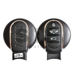 OEM Smart Key for MINI Clubman Buttons:3 / Frequency:434MHz / Transponder:PCF 7953 / Blade signature:HU100R / Immobiliser System:FEM / Part No:9345896-02 / Keyless GO/ little bit scratched/ brand new