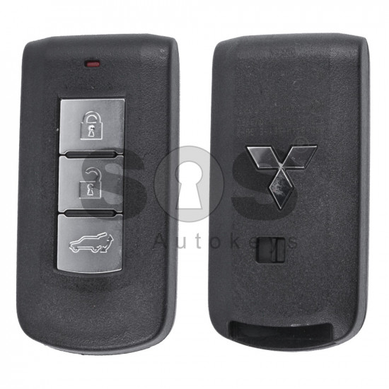 OEM Smart Key for Mitsubishi OUTLANDER Buttons:3 / Frequency:433MHz / Transponder:PCF7952 /Blade signature:MIT11 / Part No:8637A698 / Keyless GO