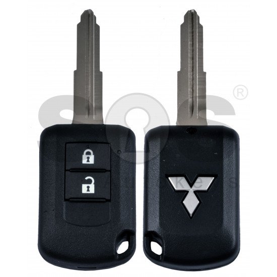 OEM Regular Key for Mitsubishi  Buttons:2  /Frequency:433MHz / Transponder:PCF 7961/HITAG 3 / Part No:  6370C134