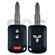 OEM Regular Key for Mitsubishi  Buttons:2+1p /Frequency:315MHz / Transponder:PCF 7961/HITAG 2 / Part No:  6370B904