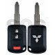 OEM Regular Key for Mitsubishi  Buttons:2+1p /Frequency:315MHz / Transponder:PCF 7961/HITAG 2 / Part No:  6370C135