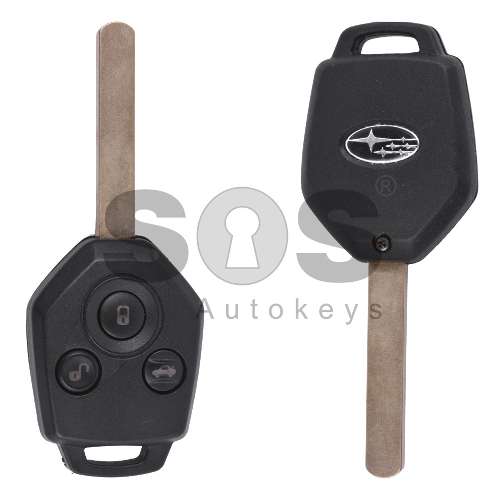 Regular Key for Subaru Forester/ Tribeca/ Impreza/ Legacy/ Outback  Buttons:3 Frequency:434MHz Transponder:Texas Crypto/ID 4D-62 Blade