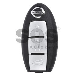 OEM Smart Key for Nissan Qashqai/X-Trail Buttons:3 / Frequency:433MHz / Transponder:HITAG AES / Blade signature:NSN14 / Part No:  285E3-4CB5C