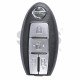 OEM Smart Key for Nissan Buttons:4 / Frequency:433MHz / Transponder: PCF7953 / Blade signature:NSN14 / Part No: S180144604 (WITHOUT SLOT)