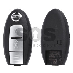 OEM Smart Key for Nissan Buttons:2 / Frequency:434MHz / Transponder: PCF7952 / Blade signature:NSN14 / Part No: 5WK49611 (With Slot)