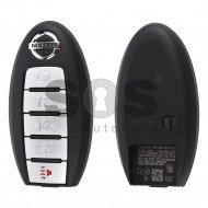 OEM Smart Key for Nissan Buttons:4+1 / Frequency:433MHz / Transponder: PCF7953 / Blade signature:NSN14 / Part No: 285E3-9HP5B (WITHOUT SLOT) ( Automatic Start ) OEM Smart Key for Nissan Buttons:4+1 / Frequency:433MHz / Transponder: PCF7953 / Blade signature:NSN14 / Part No: 285E3-9HP5B (WITHOUT SLOT) ( Automatic Start )