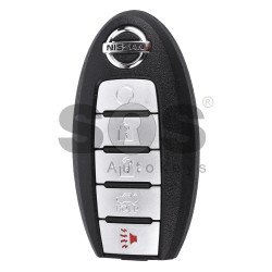 OEM  Smart Key for Nissan Buttons:4+1 / Frequency:433MHz / Transponder: PCF7953 / Blade signature:NSN14 / Part No: 285E3-9HP5B (WITHOUT SLOT) ( Automatic Start )
