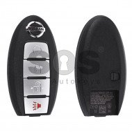 OEM Smart Key for Nissan Buttons:3+1 / Frequency:433MHz / Transponder: PCF7952 / Blade signature:NSN14 / Part No: 285E31AC7B (WITHOUT SLOT) OEM Smart Key for Nissan Buttons:3+1 / Frequency:433MHz / Transponder: PCF7952 / Blade signature:NSN14 / Part No: 285E31AC7B (WITHOUT SLOT)