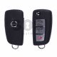 OEM Flip Key for Nissan Buttons:2+1 / Frequency:433MHz / Transponder:HITAG 128-Bit AES PCF 7961M / Blade signature:NSN14 / Part No: 0561-4BA1B/ 28268-4C1B