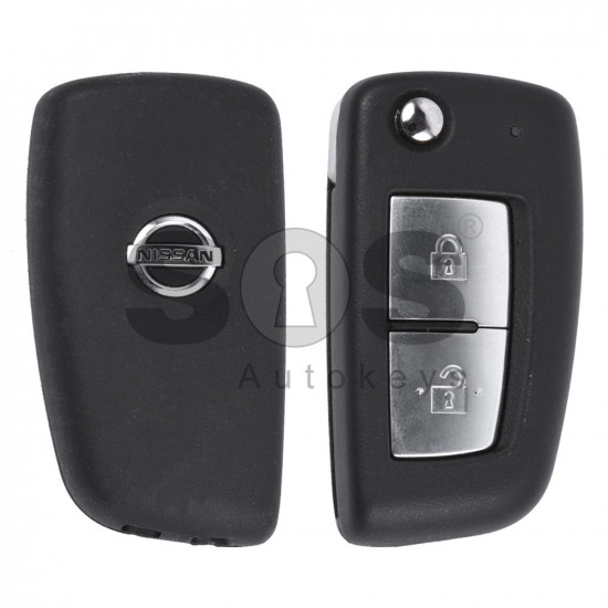 OEM Flip Key for Nissan Buttons:2 / Frequency:433MHz / Transponder: PCF 7961M/ HITAG AES/ Blade signature:NSN14 / Part No:H0561-BA60C/ H0561-4EA0A / Little scratched 
