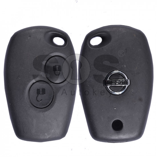 OEM Regular Key for Nissan Buttons:2 / Frequency:434MHz / Transponder: PCF7961 AES 128-Bit / Blade signature:VA2 / Immobiliser System:Johnson Control