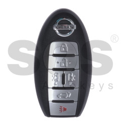 OEM Smart Key for Nissan Buttons:6 / Frequency:315MHz / Transponder:HITAG2/ ID 46 - JMA TP12/ PCF7952 / Part No:285 E3- 1JA2A / Model:TWBIU789 / Keyless Go