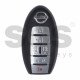 OEM Smart Key for Nissan Buttons:6 / Frequency:315MHz / Transponder:HITAG2/ ID 46 - JMA TP12/ PCF7952 / Part No:285 E3- 1JA2A / Model:TWBIU789 / Keyless Go