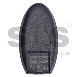 OEM Smart Key for Nissan Buttons:3 / Frequency: 434MHz / Transponder: HITAG3/ ID46/ PCF7952XTT / Blade signature:NSN14 / Part No: S180144017 (Without Slot) 