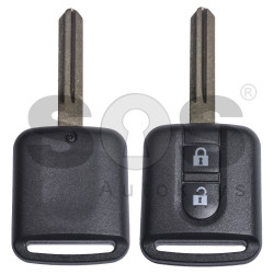 Regular Key Nissan/ Infiniti Buttons:2 / Frequency: 433MHz / Transponder: HITAG 2/ PCF7946 / Blade signature: NSN14