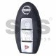 OEM Smart Key for Nissan Juke Buttons:2+1P / Frequency: 315MHz / Transponder: HITAG2/ ID46/ PCF7952 / Blade signature:NSN14 / Part No: 285E3-1KMOD