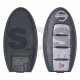OEM Smart Key for Nissan Pathfinder 2013-2015 / Buttons:3+1P / Frequency: 434MHz / Transponder: HITAG3 / PCF7952XTT / Blade signature:NSN14 / Part No: 285E3-3KL8A / (WITHOUT SLOT) ( Automatic Start )