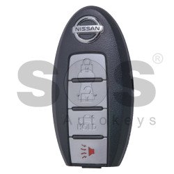 OEM  Smart Key for Nissan Altima Buttons:3+1P / Frequency: 434MHz / Transponder: HITAG3/ PCF7952XTT / Blade signature:NSN14 / Part No: 285E3-9HP4B/ (WITHOUT SLOT)