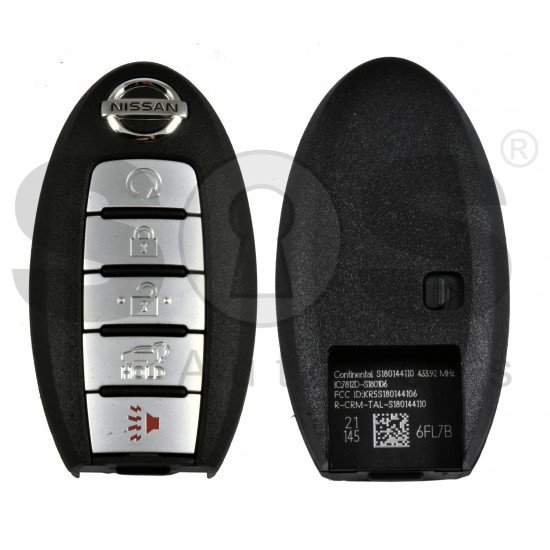 OEM Smart Key for Nissan Rogue/ X-trail 2016-2017 Buttons:4+1P / Frequency: 434MHz / Transponder:HITAG AES / Blade signature:NSN14 / Part No: 285E3-6FL7B