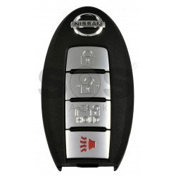 OEM Smart Key for Nissan LEAF 2018 Buttons:3+1P / Frequency: 434MHz / Transponder: HITAG AES / Blade signature:NSN14 / Part No: 285E3-5SA1A/285E3-5SA1B