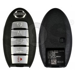 OEM Smart Key for Nissan ALTIMA 2016 Buttons:4+1P / Frequency: 434MHz / Transponder:  HITAG AES / Blade signature:NSN14 / Part No: 285E3-4RA0B	/ Automatic Start 