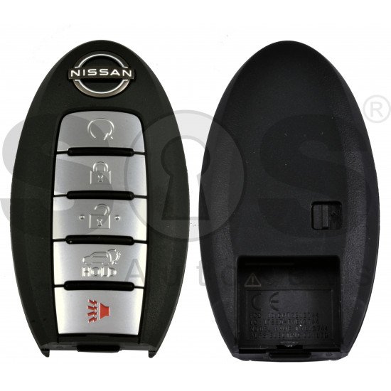 OEM Smart Key for Nissan PATROL 2022 Buttons:4+1P / Frequency: 434MHz / Transponder: PCF7952/HITAG2 / Blade signature:NSN14 / Part No:  285E3-1LB5B		/ Automatic Start 