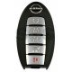 OEM Smart Key for Nissan PATROL 2022 Buttons:4+1P / Frequency: 434MHz / Transponder: PCF7952/HITAG2 / Blade signature:NSN14 / Part No:  285E3-1LB5B		/ Automatic Start 