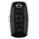 OEM Smart Key for Nissan PATHFINDER/ ARIYA  Buttons:4+1P / Frequency: 434MHz / Transponder: HITAG AES /   Part No: 285E3-7LA7A / Automatic Start