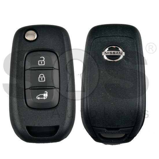 OEM Flip Key for Nissan Buttons:3 / Frequency:433MHz / Transponder: PCF7961M/HITAG AES  / Blade signature:NSN14 / FCCID: CWTWB1G767