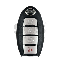 OEM Smart Key for Nissan PATHFINDER 2013-2015 Buttons:3+1 / Frequency: 434MHz / Transponder:PCF7952/HITAG3 /   Part No: 285E3-9PB4A		 / Automatic Start 