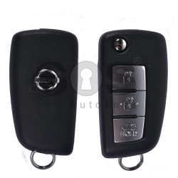 OEM Flip Key for Nissan Buttons:3 / Frequency:433MHz / Transponder: PCF7936/ HITAG2/ ID46 / Blade signature:NSN14 / Part No: H0561-4CA0B
