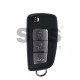 OEM Flip Key for Nissan Buttons:3 / Frequency:433MHz / Transponder: PCF7936/ HITAG2/ ID46 / Blade signature:NSN14 / Part No: H0561-4CA0B