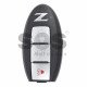 OEM Smart Key for Nissan Z Buttons:2+1 / Frequency:433MHz / Transponder:PCF7952 / Blade signature:NSN14 / Part No: 5WK50196/ 285E3-1ET8A/ 285E3-1ET5A (WITH SLOT)