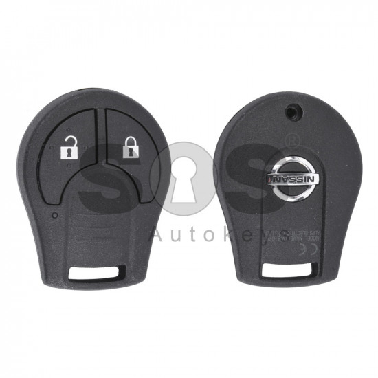 Regular Key for Nissan Juke/ Note/ Micra Buttons:2 / Frequency:434MHz / Transponder: PCF7936/ HITAG2/ ID46 / Blade signature:NSN14 / Part No: H05611HA1A/ TWB1U761/ H05613HN0A/ H05613VU0A/ H05611HA1A