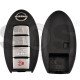 OEM Smart Key for Nissan ARMADA 2022 Buttons:4 / Frequency: 434MHz / Transponder: HITAG AES / Blade signature:NSN14 / Part No: 285E3-1LP0E	 
