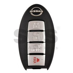 OEM Smart Key for Nissan ARMADA 2022 Buttons:4 / Frequency: 434MHz / Transponder: HITAG AES / Blade signature:NSN14 / Part No: 285E3-1LP0E	 
