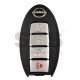 OEM Smart Key for Nissan ARMADA 2022 Buttons:4 / Frequency: 434MHz / Transponder: HITAG AES / Blade signature:NSN14 / Part No: 285E3-1LP0E	 