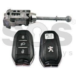 OEM Set For Peugeot Buttons:3 / Frequency: 433MHz / Transponder: NCF29A/HITAG AES / Set Part No:  9813617880/ Key Part No : 98 426 814 80 IM3A