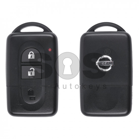 OEM Smart Key for Nissan/Infiniti Buttons:2 / Frequency:433 MHz / Transponder:4D60 / Blade signature:NSN14 / Part No:285E3AX605/285E3BC00A / Manufacture:Continental