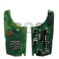 OEM Flip Key (PCB) for GENERAL MOTORS / OPEL / CHEVROLET / HOLDEN Buttons:4+1 / Frequency:315MHz / Transponder:HITAG2 / Immobiliser System:BCM