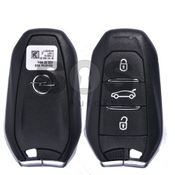 OEM Smart Key for Opel Grandland X Buttons:3 / Frequency:433MHz / Transponder:HITAG AES/ NCF29A / Blade signature:VA2/HU83 / Immobiliser System:BCM / Part No: 98 390 645 ZD	 / Keyless Go 