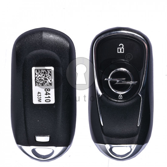 OEM Smart Key for Opel Astra K/Insignia Buttons:2 / Frequency:434MHz / Transponder: HITAG2/ ID46  / Blade signature:HU100 / Immobiliser System:BCM / Part No:13508410 / Keyless Go