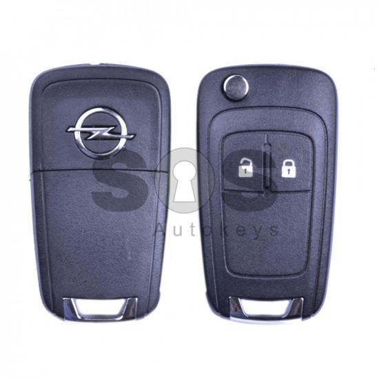 OEM Flip Key for Opel Corsa D/Corsa E/Meriva 2012+ Buttons:2 / Frequency:434 MHz / Transponder:PCF 7937 / Blade signature:HU100 / Immobiliser System:BCM / AFTERMARKET SHELL