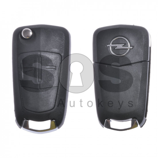 Flip Key for Opel Vectra C Buttons:2 / Frequency:433MHz / Transponder: PCF7946/ ID46 / Blade signature:HU100 / Immobiliser System:BCM